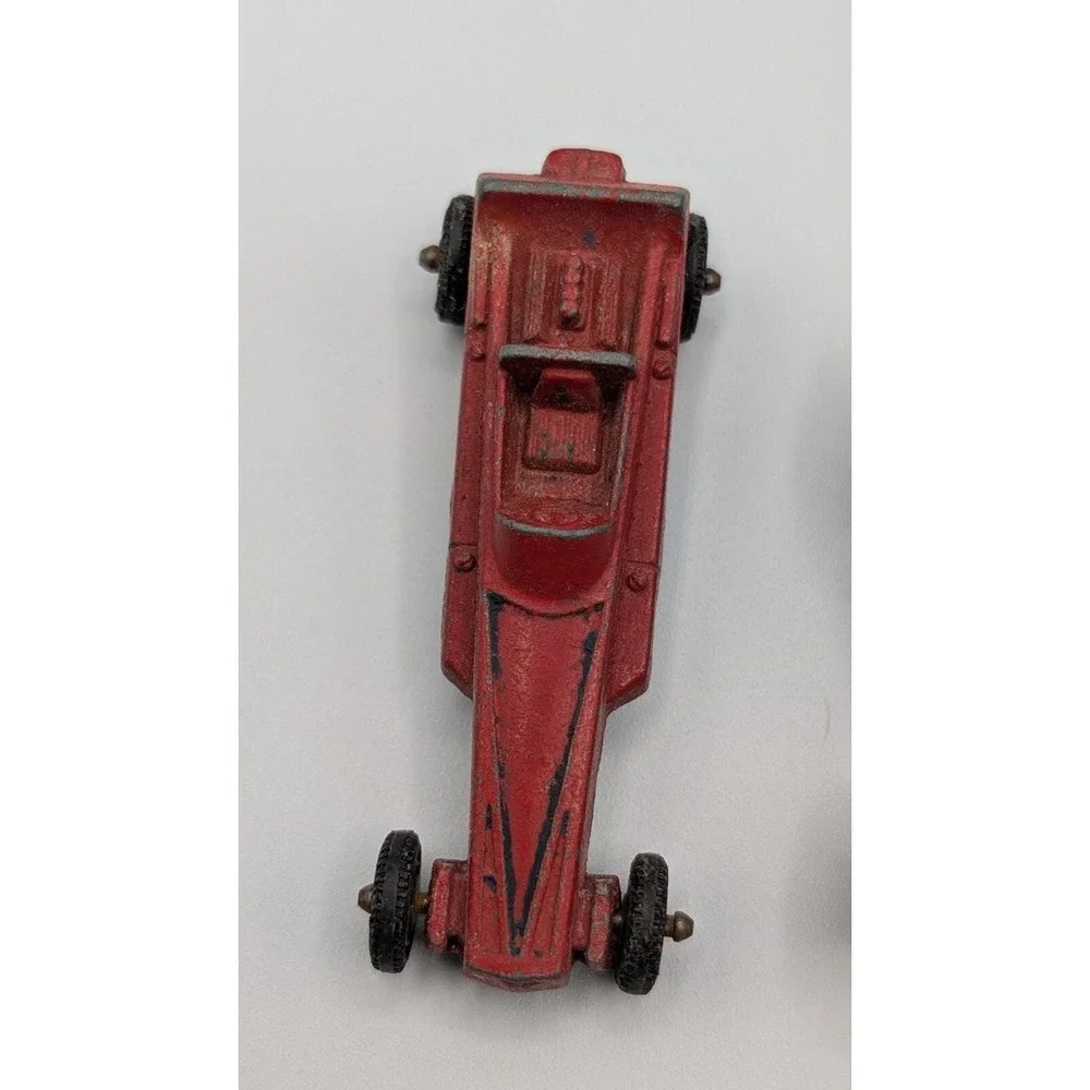 Tootsie Toy, Cracker Jack & More Vintage Car Lot Diecast & Plastic Lot Of 7